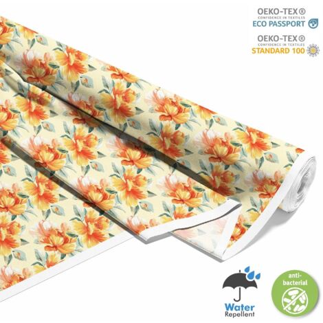 TESSUTI DECORATIVI PER ESTERNI OXFORD - Motivo Fiori I DX5497