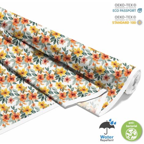 TESSUTI DECORATIVI PER ESTERNI OXFORD - Motivo Fiori I DX5626