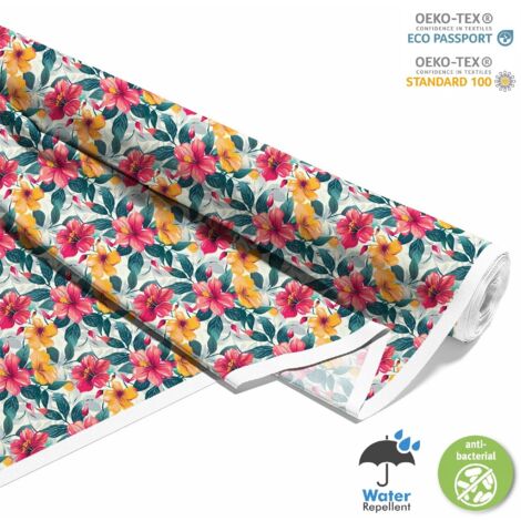 TESSUTI DECORATIVI PER ESTERNI OXFORD - Motivo Fiori I DX5649
