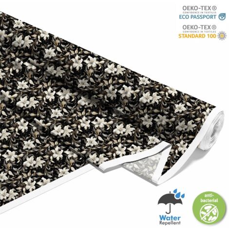 TESSUTI DECORATIVI PER ESTERNI OXFORD - Motivo Fiori I DX5650
