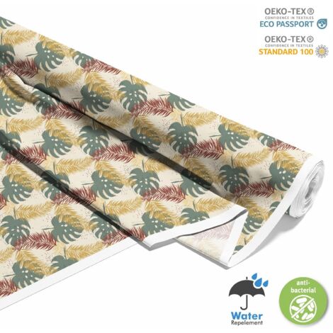 TESSUTI DECORATIVI PER ESTERNI OXFORD - motivo foglie di palma 2 I DX378