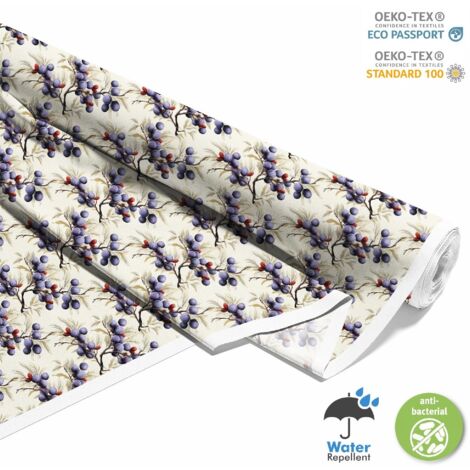 TESSUTI DECORATIVI PER ESTERNI OXFORD - Motivo Frutta  DX6074