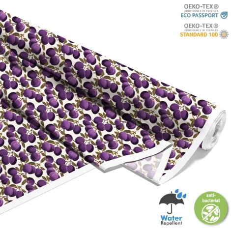 TESSUTI DECORATIVI PER ESTERNI OXFORD - Motivo Frutta  DX6346