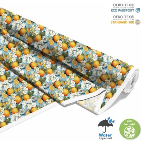 TESSUTI DECORATIVI PER ESTERNI OXFORD - Motivo Frutta  DX6372