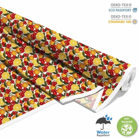 TESSUTI DECORATIVI PER ESTERNI OXFORD - Motivo Frutta  DX6475