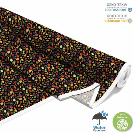 TESSUTI DECORATIVI PER ESTERNI OXFORD - Motivo Frutta  DX6488