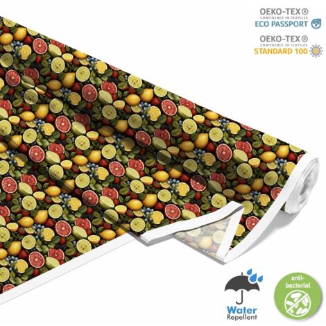 TESSUTI DECORATIVI PER ESTERNI OXFORD - Motivo Frutta  DX6658
