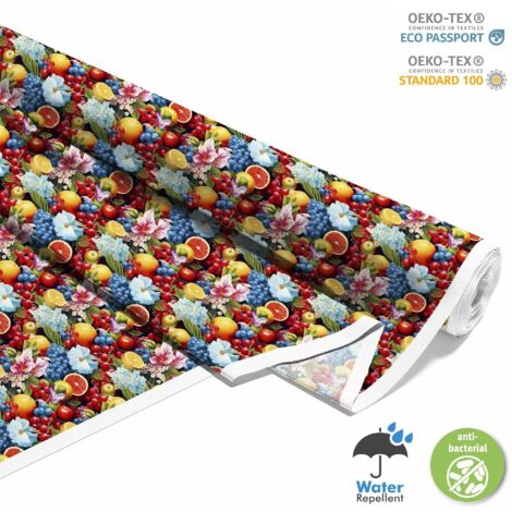 TESSUTI DECORATIVI PER ESTERNI OXFORD - Motivo Frutta  DX6761