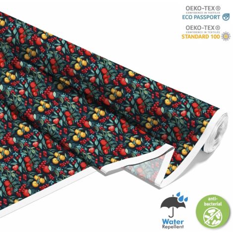 TESSUTI DECORATIVI PER ESTERNI OXFORD - Motivo Frutta  DX6816
