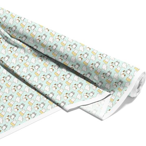 TESSUTI DECORATIVI PER ESTERNI OXFORD - Motivo gattini e pois I DX040