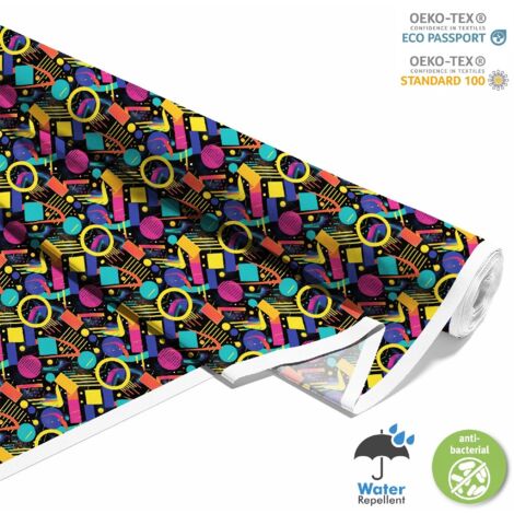 TESSUTI DECORATIVI PER ESTERNI OXFORD - Motivo Geometrico I DX3107