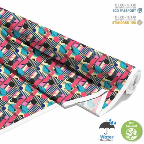 TESSUTI DECORATIVI PER ESTERNI OXFORD - Motivo Geometrico I DX3118