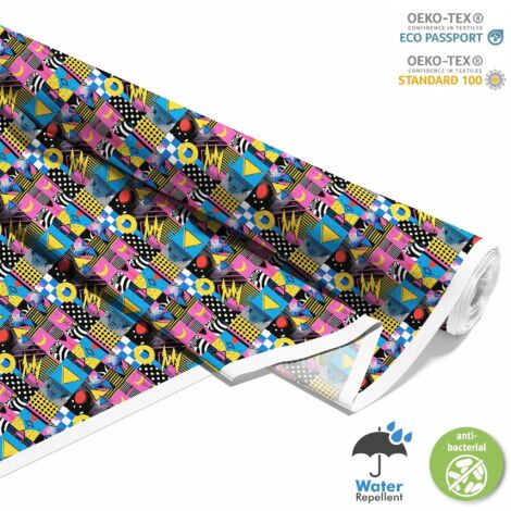 TESSUTI DECORATIVI PER ESTERNI OXFORD - Motivo geometrico I DX3342