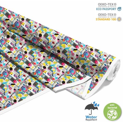TESSUTI DECORATIVI PER ESTERNI OXFORD - Motivo Geometrico I DX3407