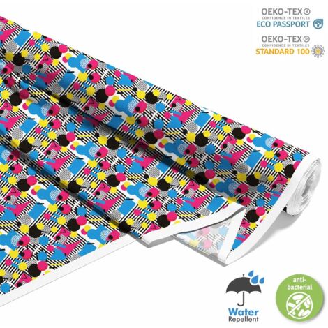 TESSUTI DECORATIVI PER ESTERNI OXFORD - Motivo Geometrico I DX3497