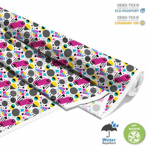 TESSUTI DECORATIVI PER ESTERNI OXFORD - Motivo Geometrico I DX3509