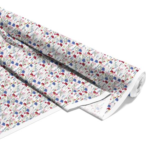 TESSUTI DECORATIVI PER ESTERNI OXFORD - motivo giardino fiorito I DX023
