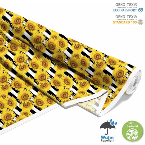 TESSUTI DECORATIVI PER ESTERNI OXFORD - Motivo Girasoli 5