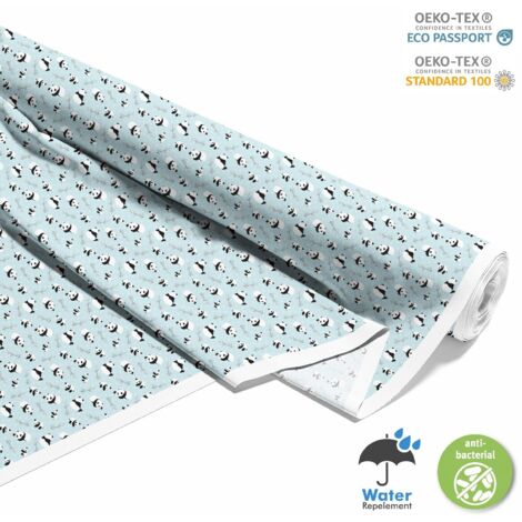 TESSUTI DECORATIVI PER ESTERNI OXFORD - Motivo Panda con Rami I DX458