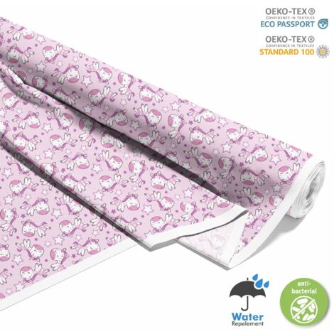TESSUTI DECORATIVI PER ESTERNI OXFORD - motivo pony rosa I DX557