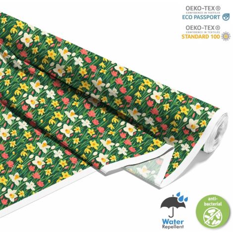 TESSUTI DECORATIVI PER ESTERNI OXFORD - Motivo primaverile I DX7323