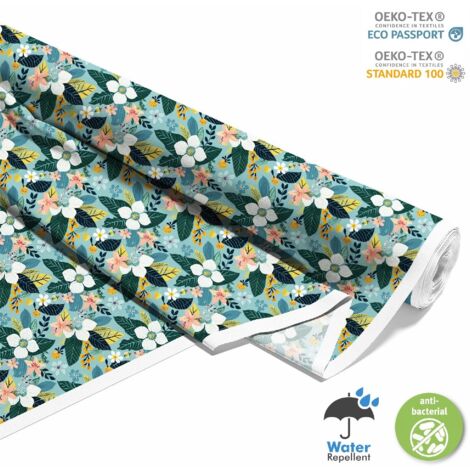 TESSUTI DECORATIVI PER ESTERNI OXFORD - Motivo primaverile I DX7332