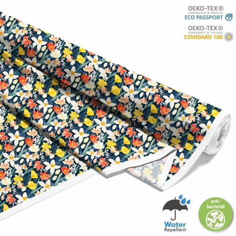 TESSUTI DECORATIVI PER ESTERNI OXFORD - Motivo primaverile I DX7457
