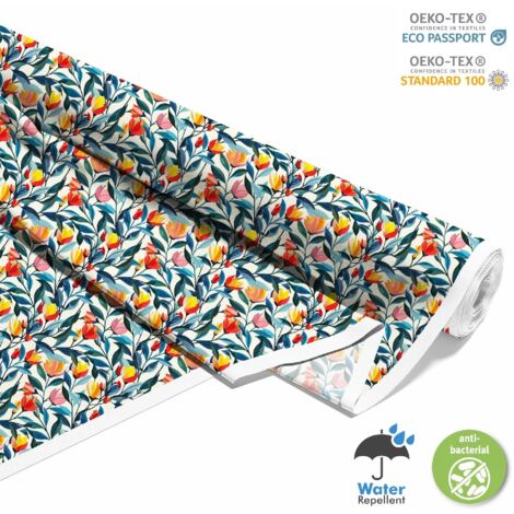 TESSUTI DECORATIVI PER ESTERNI OXFORD - Motivo primaverile I DX7523