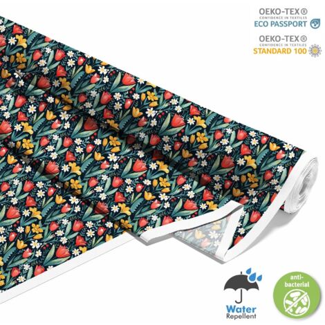 TESSUTI DECORATIVI PER ESTERNI OXFORD - Motivo primaverile I DX7554