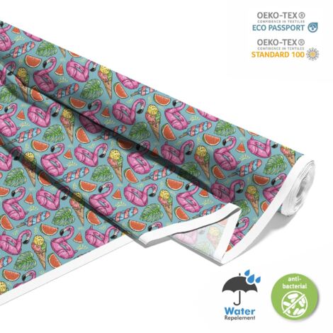TESSUTI DECORATIVI PER ESTERNI OXFORD - Motivo Riposo Estivo I DX737
