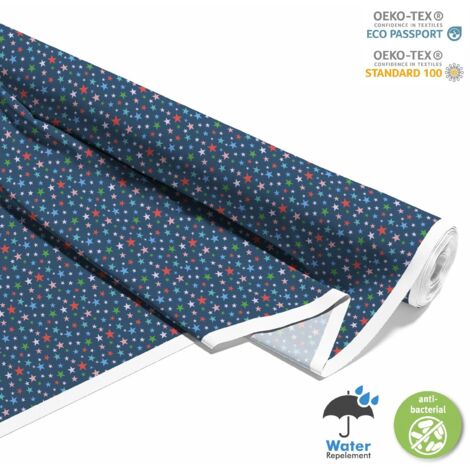 TESSUTI DECORATIVI PER ESTERNI OXFORD - Motivo stelle colorate 2 I DX469