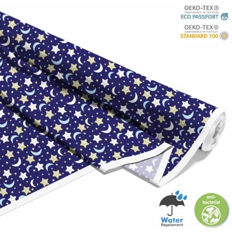 TESSUTI DECORATIVI PER ESTERNI OXFORD - Motivo Stelle e Lune I DX601
