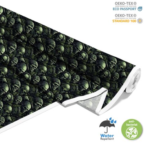TESSUTI DECORATIVI PER ESTERNI OXFORD - Motivo Teschio I DX4031