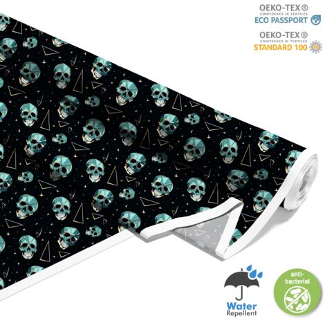 TESSUTI DECORATIVI PER ESTERNI OXFORD - Motivo Teschio I DX4094