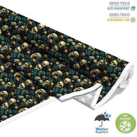 TESSUTI DECORATIVI PER ESTERNI OXFORD - Motivo Teschio I DX4095