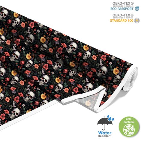 TESSUTI DECORATIVI PER ESTERNI OXFORD - Motivo Teschio I DX4137