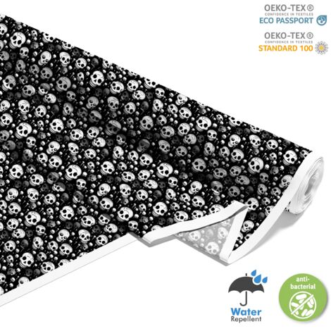 TESSUTI DECORATIVI PER ESTERNI OXFORD - Motivo Teschio I DX4165