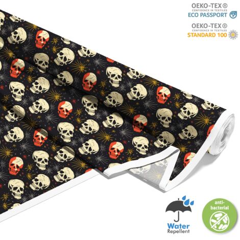 TESSUTI DECORATIVI PER ESTERNI OXFORD - Motivo Teschio I DX4169