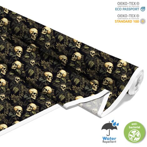 TESSUTI DECORATIVI PER ESTERNI OXFORD - Motivo Teschio I DX4170