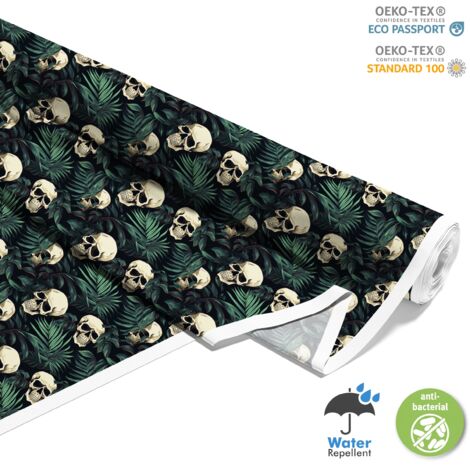 TESSUTI DECORATIVI PER ESTERNI OXFORD - Motivo Teschio I DX4173
