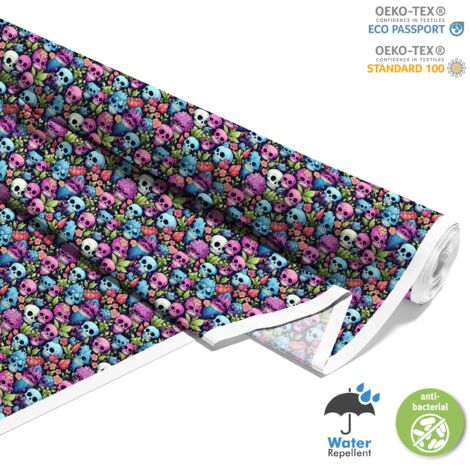 TESSUTI DECORATIVI PER ESTERNI OXFORD - Motivo Teschio I DX4174