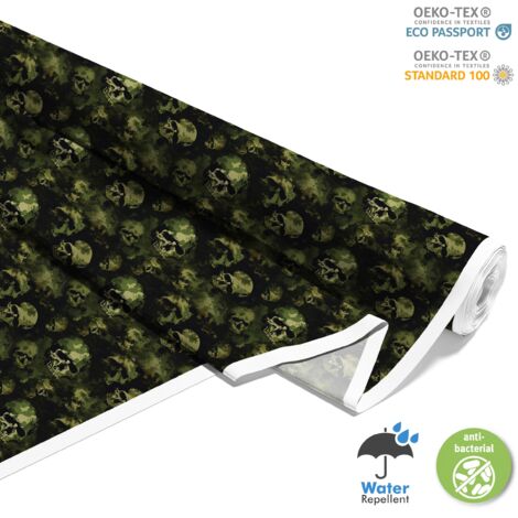 TESSUTI DECORATIVI PER ESTERNI OXFORD - Motivo Teschio I DX4231