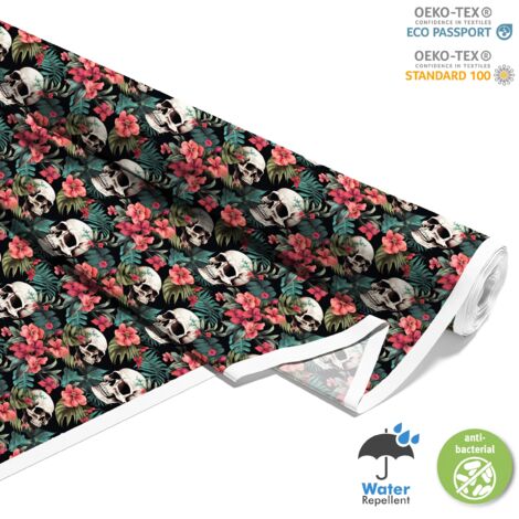 TESSUTI DECORATIVI PER ESTERNI OXFORD - Motivo Teschio I DX4255