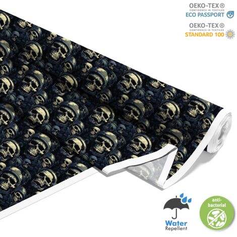 TESSUTI DECORATIVI PER ESTERNI OXFORD - Motivo Teschio I DX4265