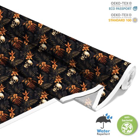 TESSUTI DECORATIVI PER ESTERNI OXFORD - Motivo Teschio I DX4275