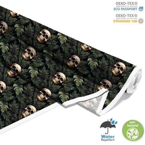 TESSUTI DECORATIVI PER ESTERNI OXFORD - Motivo Teschio I DX4290