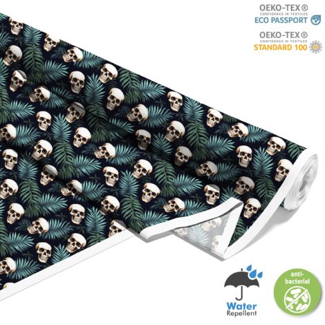 TESSUTI DECORATIVI PER ESTERNI OXFORD - Motivo Teschio I DX4299