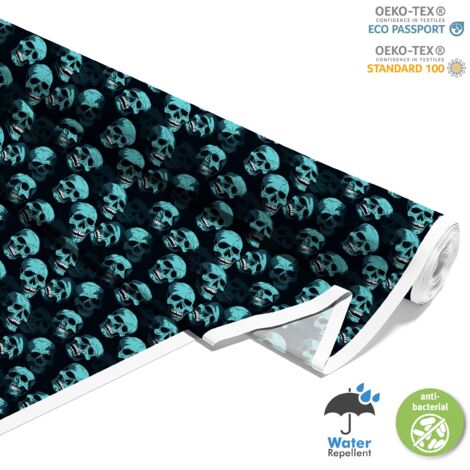 TESSUTI DECORATIVI PER ESTERNI OXFORD - Motivo Teschio I DX4302