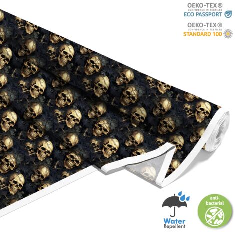 TESSUTI DECORATIVI PER ESTERNI OXFORD - Motivo Teschio I DX4348