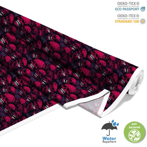 TESSUTI DECORATIVI PER ESTERNI OXFORD - Motivo Teschio I DX4350